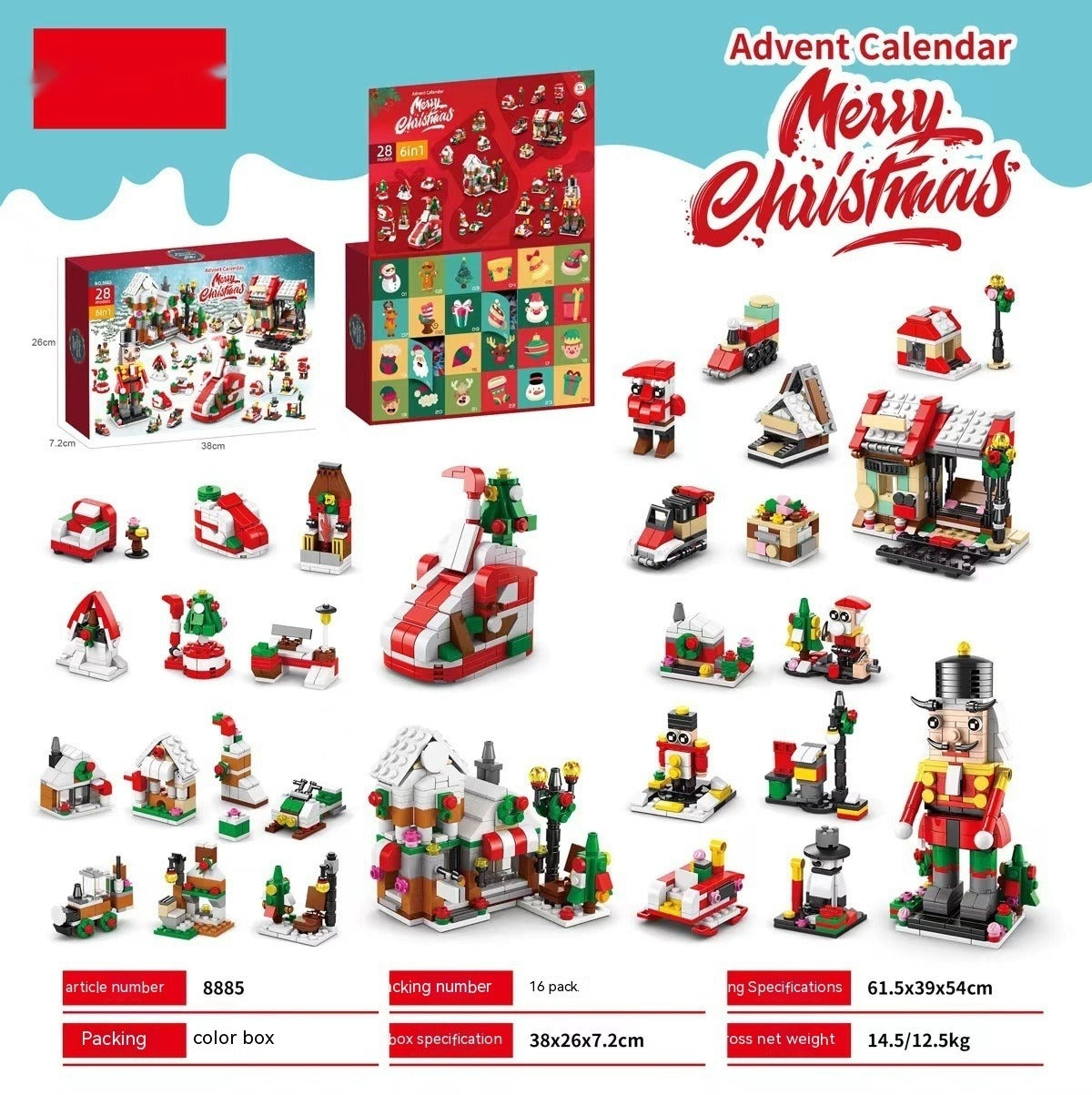 Building Blocks Christmas Advent Calendar