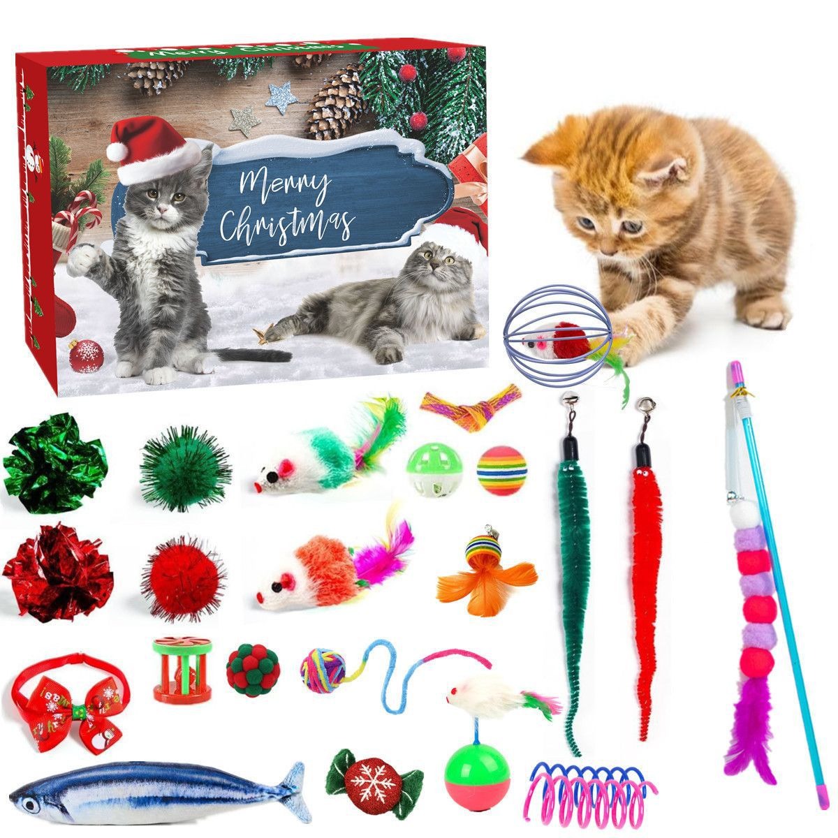 Christmas Pet Toy Advent Calendar