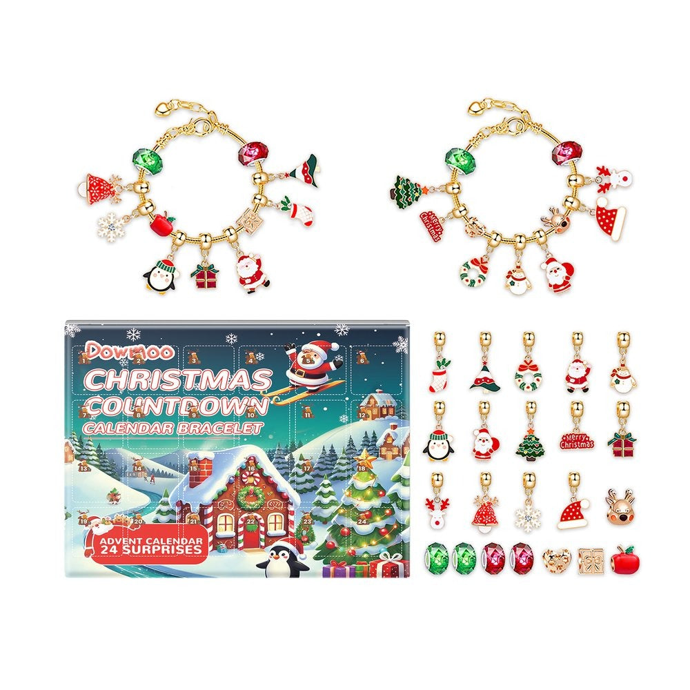 24-Day Christmas Bracelet Surprise Blind Box Kit
